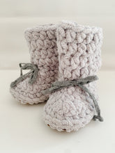Load image into Gallery viewer, Fleece Slippers - Grey Sparkle