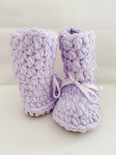 Load image into Gallery viewer, Fleece Slippers - Lavendar Sparkle