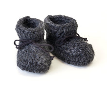 Load image into Gallery viewer, Wool Blend Slippers - Charcoal