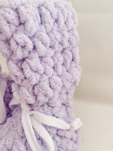 Load image into Gallery viewer, Fleece Slippers - Lavendar Sparkle