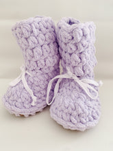 Load image into Gallery viewer, Fleece Slippers - Lavendar Sparkle