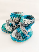 Load image into Gallery viewer, Vegan Slippers -  Teal Stripe