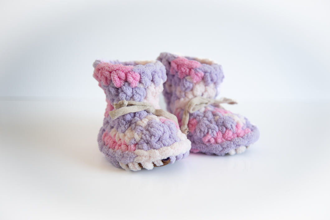 Fleece Slippers - cotton candy