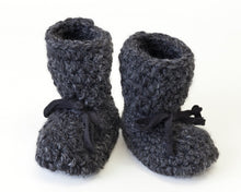 Load image into Gallery viewer, Wool Blend Slippers - Charcoal
