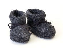 Load image into Gallery viewer, Wool Blend Slippers - Charcoal
