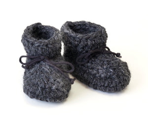 Wool Blend Slippers - Charcoal