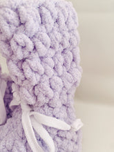 Load image into Gallery viewer, Fleece Slippers - Lavendar Sparkle
