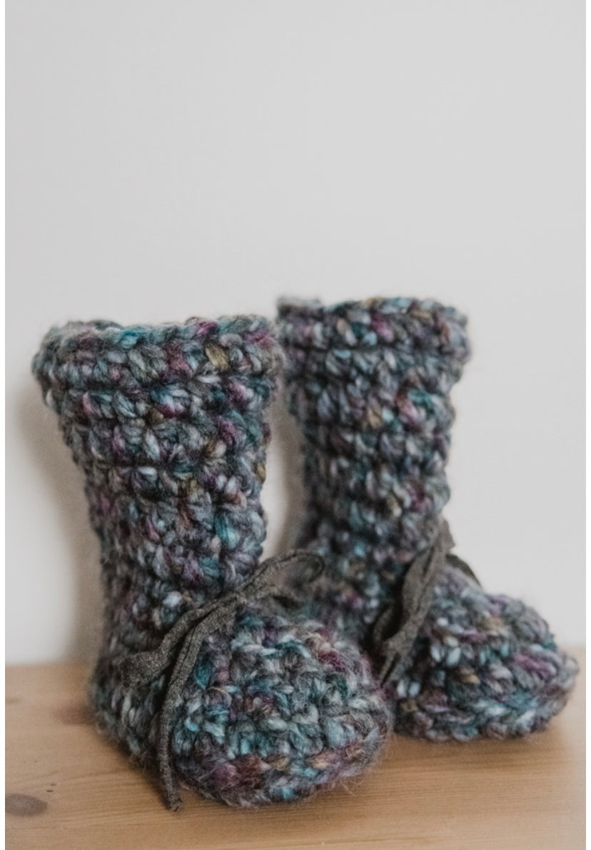 Wool Blend Slippers - stormy