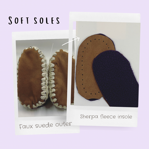 Fleece Slippers - sandstone