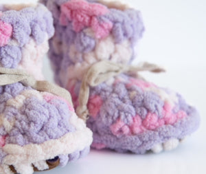 Fleece Slippers - cotton candy